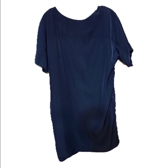Zara Classic Shift Blue Dress with Pockets - Picture 13 of 13
